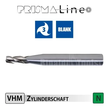 VHM-ALU-Schaftfräser 3 Zähne