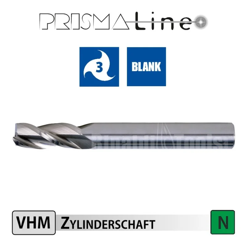 VHM-ALU-Schaftfräser 3 Zähne