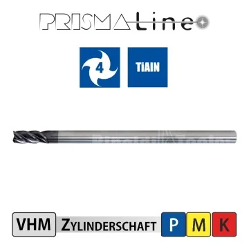 VHM HPC-Fräser - Extra Langer Schaft - Prisma-Line