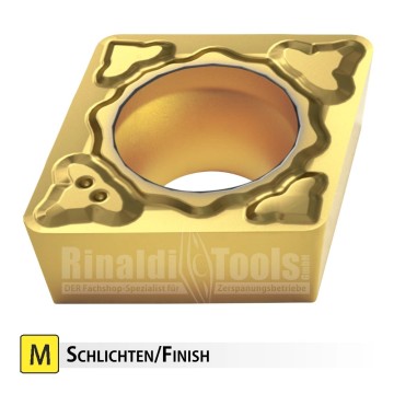 CCMT-MF RT255M Turning Insert for Stainless Steel | Rinaldi-Tools
