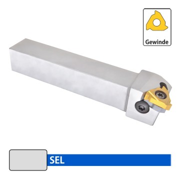 Außengewindedrehhalter SEL – links für ISO-Gewindeschneiden | Rinaldi‑Tools