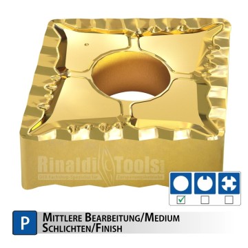 CNMG-PF RT315G Turning Insert for Steel | Rinaldi-Tools