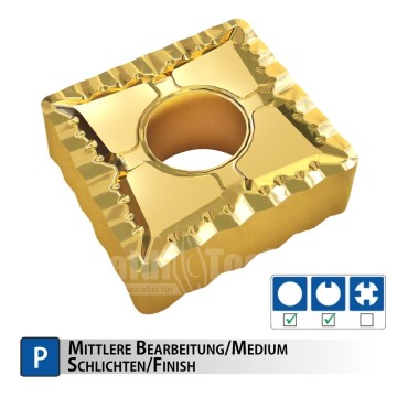 SNMG-PF RT325G Turning Insert for Steel | Rinaldi-Tools