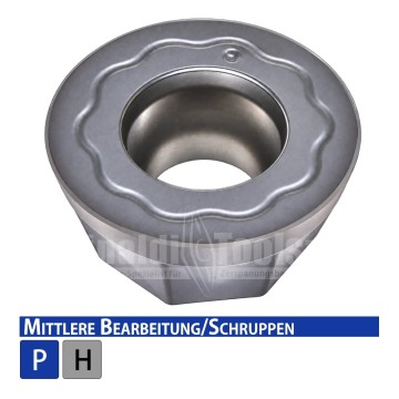 RDMW …MO‑H RT305H Wendeplatte Ø 10/12 mm | Rinaldi‑Tools