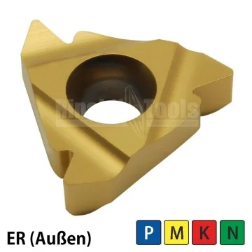 Threading insert - 16ER (60°) metric Full Profile Universal  RT330